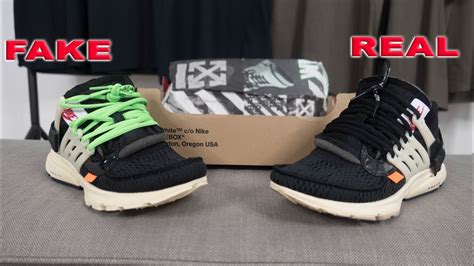 nike x off white presto fake vs real - Nike Off.